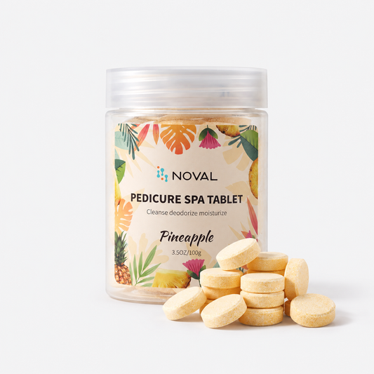 NOVAL Pineapple Pedicure Spa Tablets for Nail Salons, 50 Count