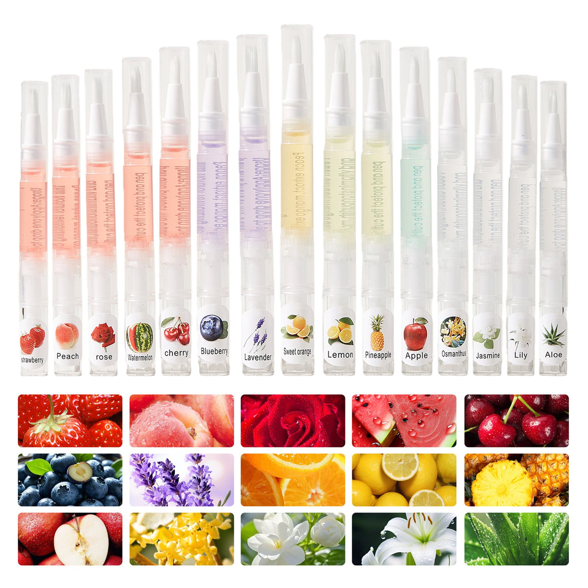 NOVAL 15-scent cuticle oil pen assortment