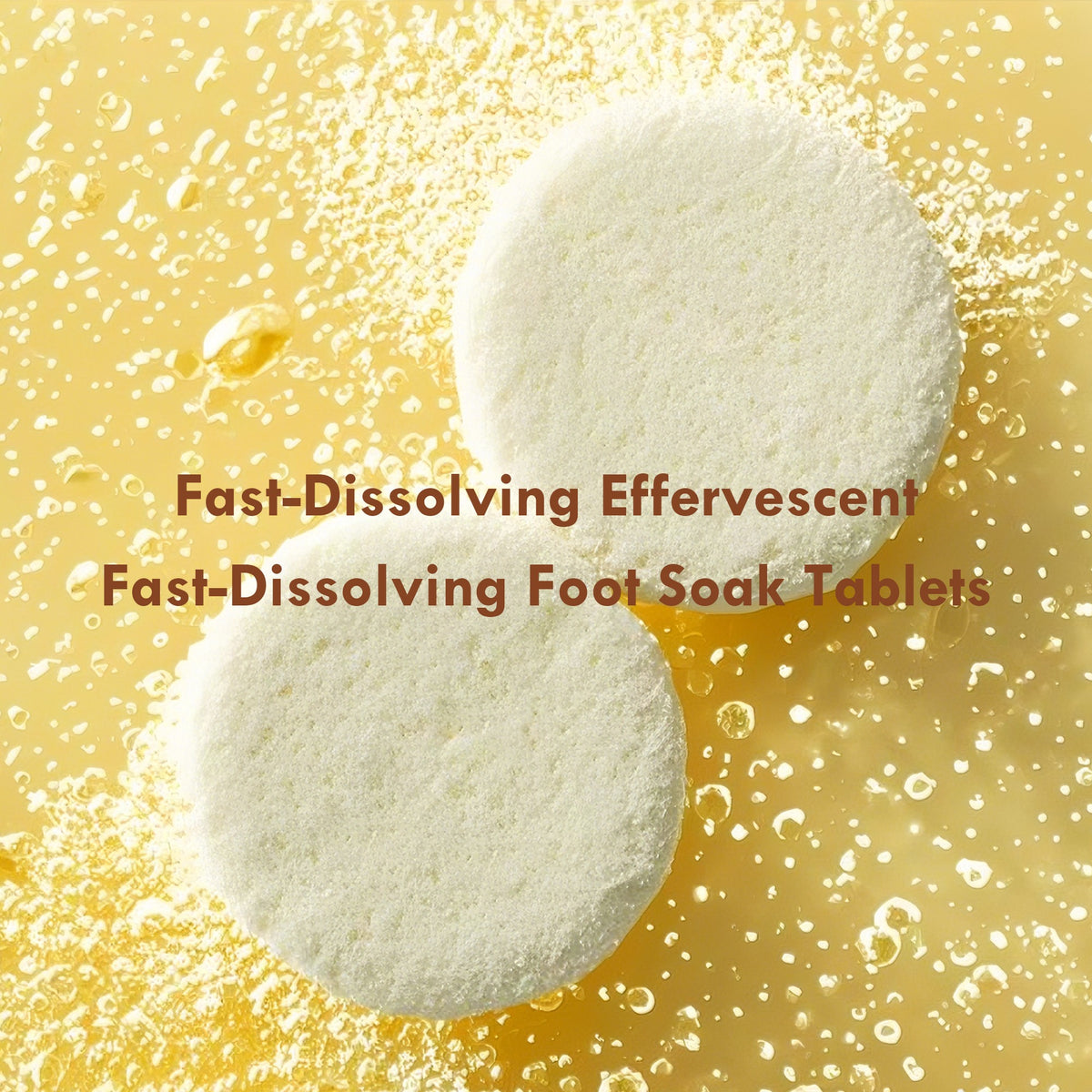 NOVAL fast-dissolving pineapple foot soak tablets